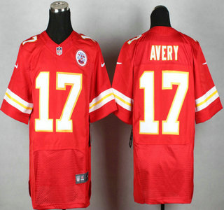 Nike Kansas City Chiefs  #17 Donnie Avery Red Elite Jersey