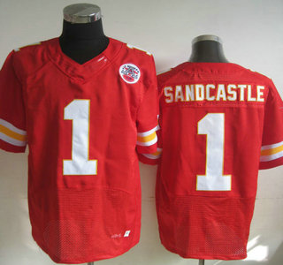 Nike Kansas City Chiefs #1 Leon Sandcastle Red Elite Jersey