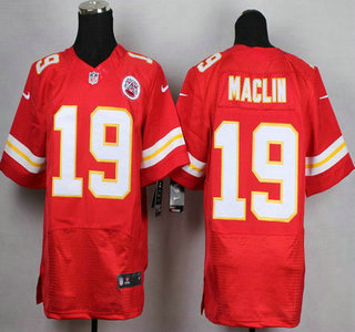 Nike Kansas City Chiefs #19 Jeremy Maclin Red Elite Jersey