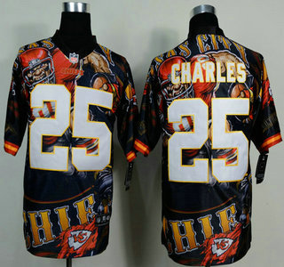 Nike Kansas City Chiefs #25 Jamaal Charles 2014 Fanatic Fashion Elite Jersey