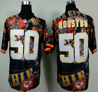 Nike Kansas City Chiefs #50 Justin Houston 2014 Fanatic Fashion Elite Jersey