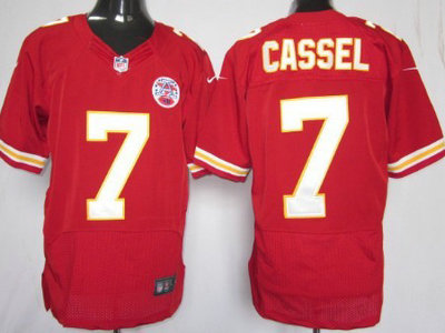 Nike Kansas City Chiefs 7 Matt Cassel Red 2012 Nike NFL Elite Jersey