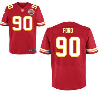 Nike Kansas City Chiefs #90 Dee Ford Red Elite Jersey