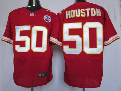 Nike Kansas City Chiefs 50 Justin Houston Red 2012 Nike NFL Elite Jersey