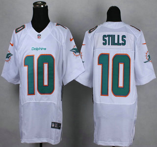 Nike Miami Dolphins #10 Kenny Stills 2013 White Elite Jersey