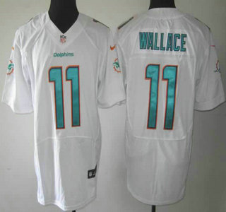 Nike Miami Dolphins #11 Mike Wallace White 2013 New Style Elite Jersey
