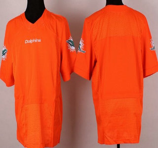 Nike Miami Dolphins Blank 2013 Orange Elite Jersey