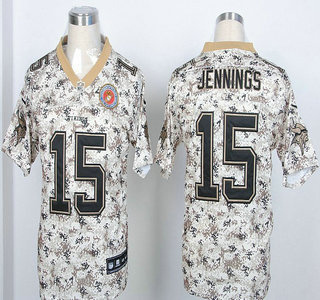 Nike Minnesota Vikings #15 Greg Jennings 2013 Camo Elite Jersey
