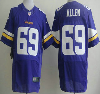 Nike Minnesota Vikings #69 Jared Allen Purple 2013 New Style Elite Jersey