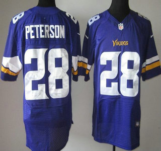 Nike Minnesota Vikings 28 Adrian Peterson Purple 2013 New Style Elite Jersey