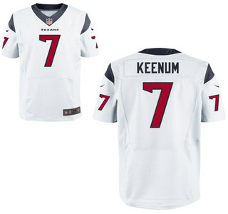 Nike Houston Texans #7 Case Keenum White Elite Jersey