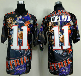 Nike New England Patriots #11 Julian Edelman 2014 Fanatic Fashion Elite Jersey