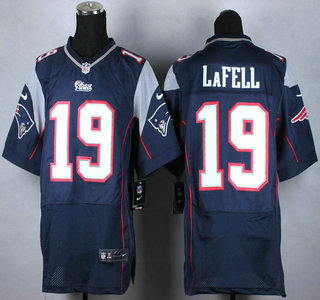 Nike New England Patriots #19 Brandon LaFell Blue Elite Jersey