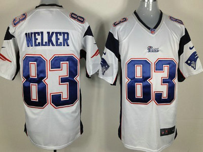 New England Patriots 83 Wes Welker White 2012 Nike NFL Elite Jerseys 