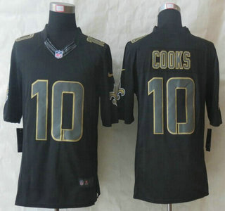 Nike New Orleans Saints #10 Brandin Cooks Impact Limited Black Jersey