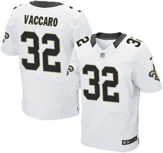 Nike New Orleans Saints #32 Kenny Vaccaro Elite White Jersey