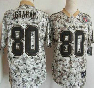 Nike New Orleans Saints #80 Jimmy Graham US.Mccuu 2013 Camo Elite Jersey