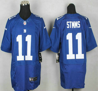 Nike New York Giants #11 Phil Simms Elite Blue Jersey