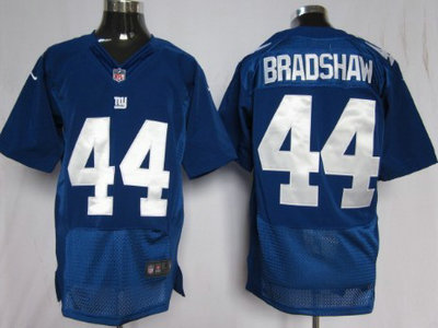 Nike New York Giants 44 Ahmad Bradshaw Blue 2012 Nike NFL Elite Jersey