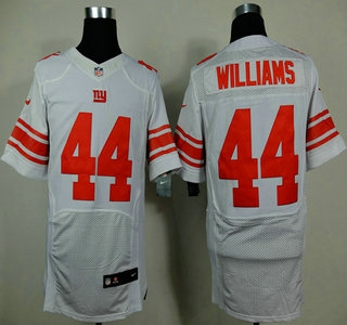 Nike New York Giants #44 Andre Williams White Elite Jersey