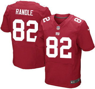 Nike New York Giants #82 Rueben Randle Red Elite Jersey