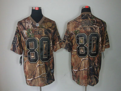 Nike New York Giants 80 Victor Cruz Camo Elite Jersey