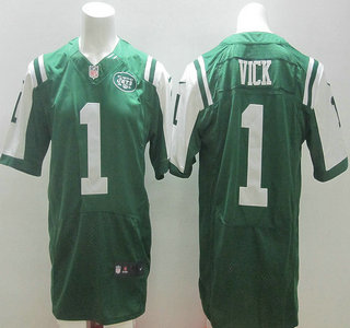 Nike New York Jets #1 Calvin Pryor Green Elite Jersey