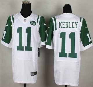 Nike New York Jets #11 Jeremy Kerley White Elite Jersey