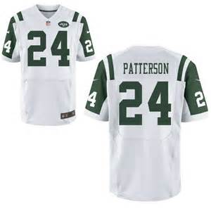 Nike New York Jets #24 Dimitri Patterson White Elite Jersey
