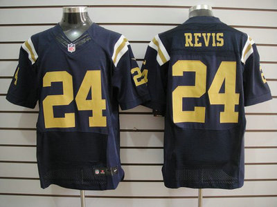 Nike New York Jets 24 Darrelle Revis Dark Blue 2012 Nike NFL Elite Jersey