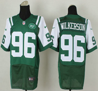 Nike New York Jets #96 Muhammad Wilkerson Elite Green Jersey