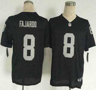 Nike Oakland Raiders #8 Cody Fajardo Black Elite Jersey