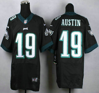 Nike Philadelphia Eagles #19 Miles Austin Black Elite Jersey