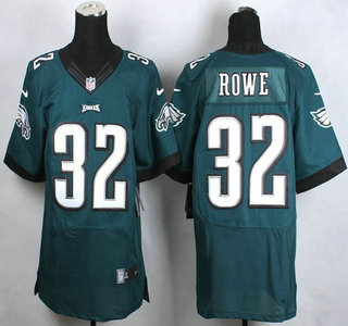 Nike Philadelphia Eagles #32 Eric Rowe Dark Green Elite Jersey