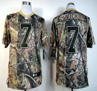 Nike Philadelphia Eagles #7 Michael Vick Camo Elite Jersey