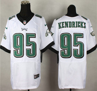 Nike Philadelphia Eagles #95 Mychal Kendricks 2014 White Elite Jersey