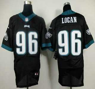 Nike Philadelphia Eagles #96 Bennie Logan 2014 Black Elite Jersey