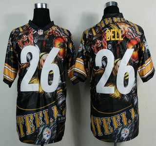 Nike Pittsburgh Steelers #26 Le'Veon Bell 2014 Fanatic Fashion Elite Jersey