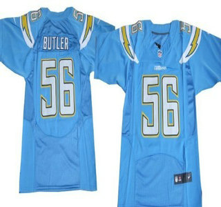 Nike San Diego Chargers #56 Donald Butler 2013 Light Blue Elite Jersey