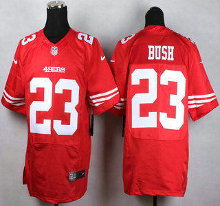 Nike San Francisco 49ers #23 Reggie Bush Red Elite Jersey