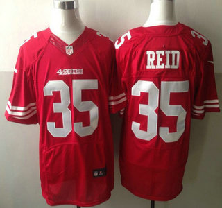 Nike San Francisco 49ers #35 Eric Reid  Red Elite Jersey