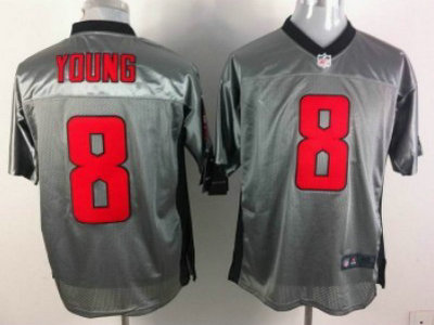 Nike San Francisco 49ers 8 Steve Young Gray Elite Jersey