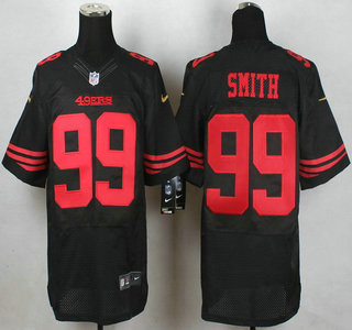 Men's San Francisco 49ers #99 Aldon Smith 2015 Nike Black Elite Jersey