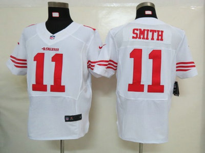 San Francisco 49ers 11 Alex Smith White 2012 Nike NFL Elite Jerseys