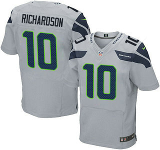Nike Seattle Seahawks #10 Paul Richardson Elite Grey Jersey