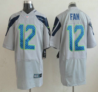 Nike Seattle Seahawks #12 Fan Navy Blue 2013 Nike NFL Elite Jersey