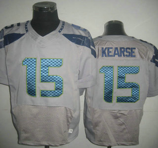 Nike Seattle Seahawks #15 Matt Flynn Grey Elite Jersey