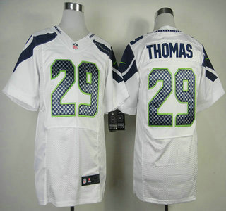 Nike Seattle Seahawks #29 Earl Thomas White Elite Jersey