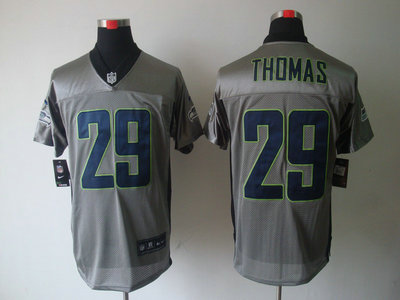 Nike Seattle Seahawks 29 Earl Thomas Gray Elite Jersey