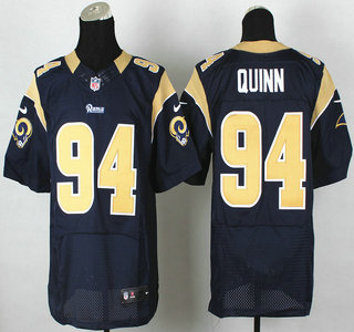 Nike St. Louis Rams #94 Robert Quinn Navy Blue Elite Jersey